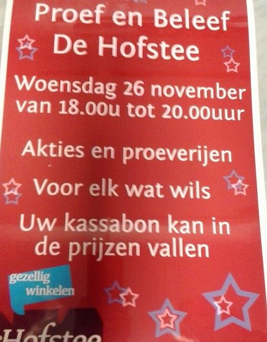 Kom, kijk, proef, koop en geniet wat ‘t Soetendal op de Hofstee u biedt!…