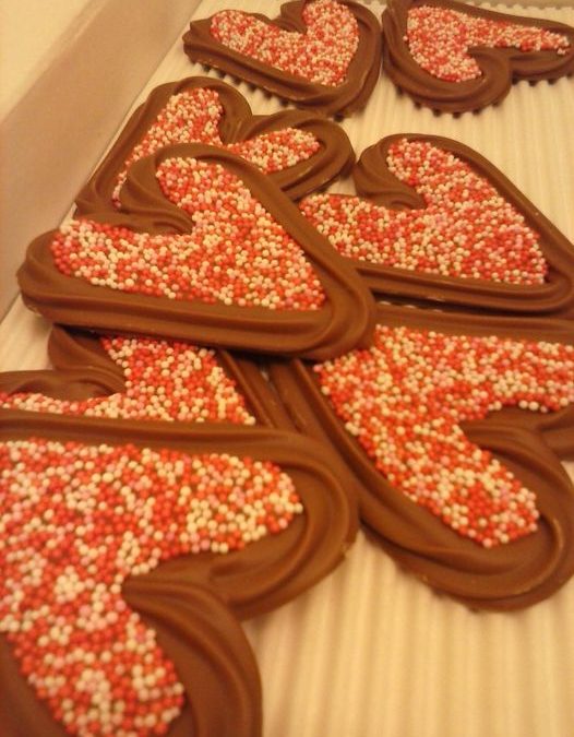 De winkels gezellig aan’t maken, speciaal voor JOU VALENTIJN@LIKE…