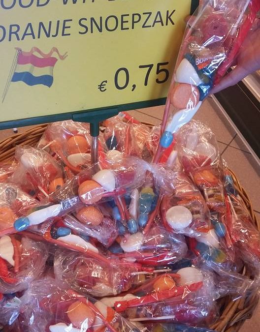 Rood-Wit-Blauw-Oranje snoepzak…
