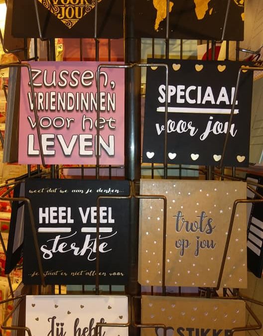 Super leuke kaarten voor maar één eurootje in onze winkel op de HOFSTEE…